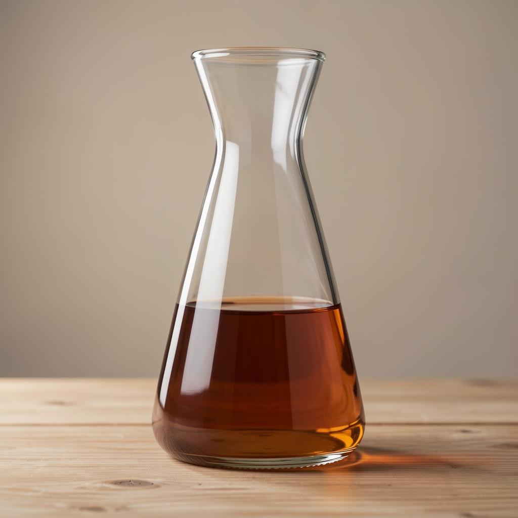 Carafe d'eau et verre posés sur une table en bois à côté d'une assiette de légumes